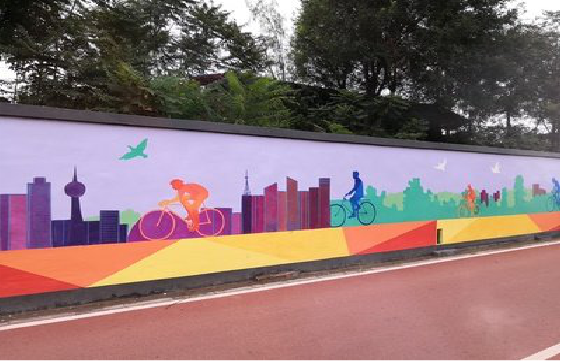 太白墙体彩绘-围墙