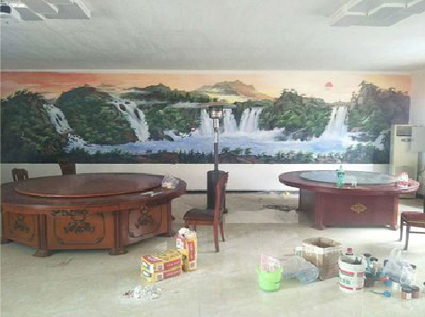 太白墙绘-写实风景