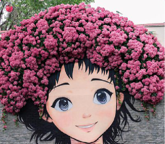 太白墙体彩绘-网红墙打卡