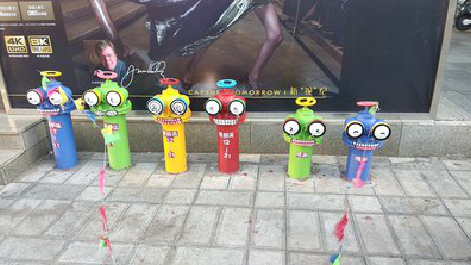 太白商业区彩绘