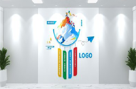 太白公司企业形象墙的工艺材料有哪些？